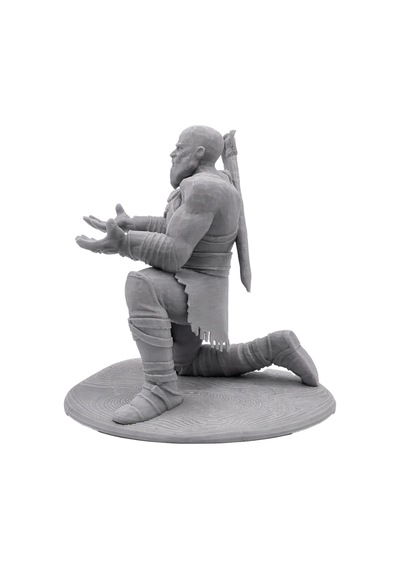 God Of War Kratos Masaüstü Organizer Kalem, Gözlük Ve Maket Bıçağı Standı Çok Renkli