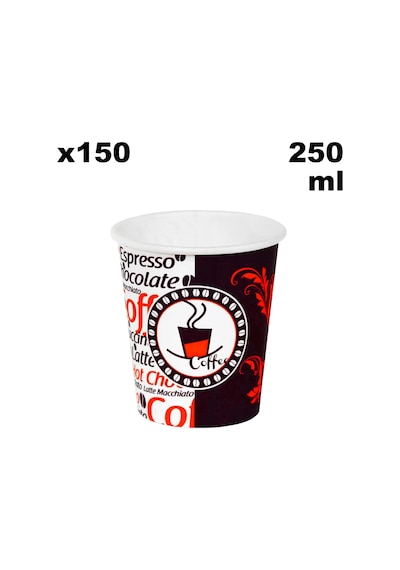 8 Oz Karton Kahve Bardak 250 Ml - 150 Adet