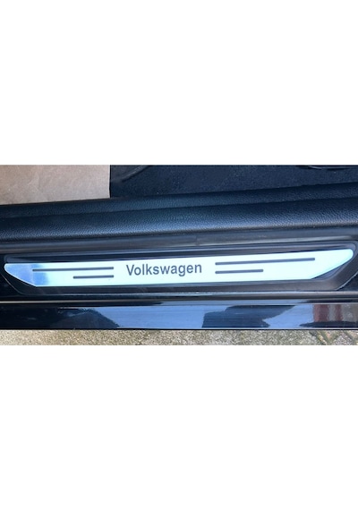 Volkswagen Amarok Uyumlu Özel Kapı Eşik Yazısı Krom