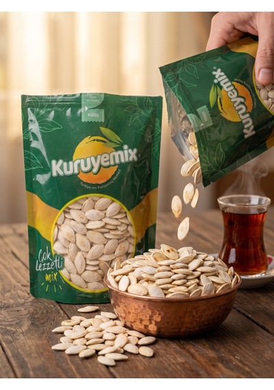 Taptaze Kavrulmuş Salamura Kabak Çekirdeği - İri Taneli Ve Lezzet Garantili 250g