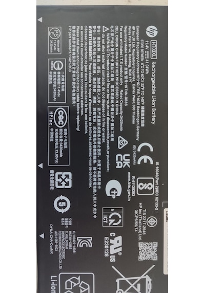 Hp Ht03xl Batarya 11.4v 41.0wh 3420 Mah Batarya