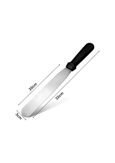 Nar Kalıp Düz Pasta Sıvama Spatulası 20cm