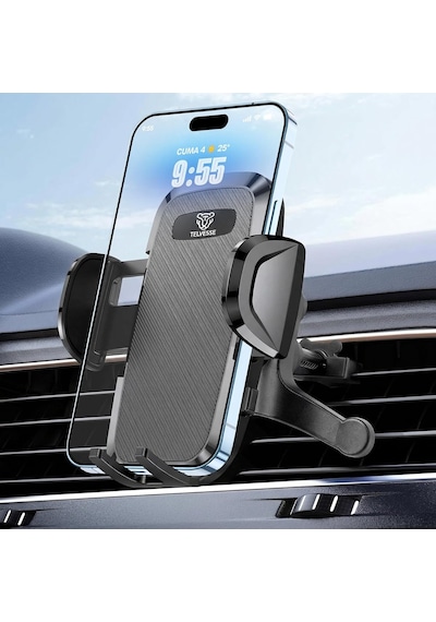 2 Modlu Klima + Torpido Araç Telefon Tutacağı Cam Havalandırma Vantuzlu Araba Telefon Tutucu Tt01 Diğer