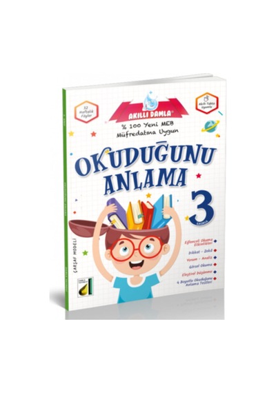Damla 3.Sınıf Akıllı Damla Okuduğunu Anlama