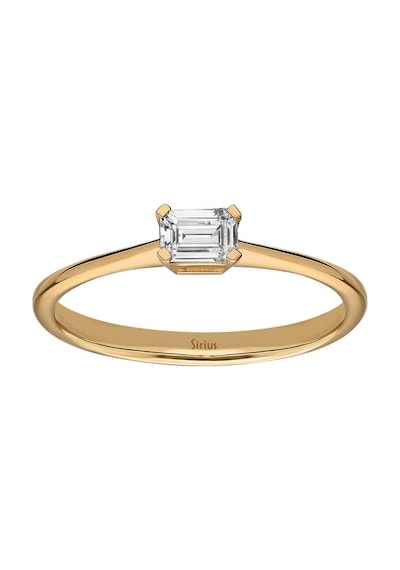 Sirius E Renk Emerald Kesim Pırlanta Tektaş Yüzük 0831R0033