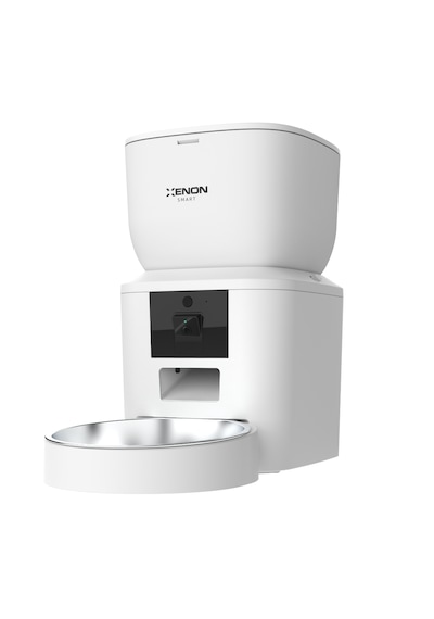 Xenon Smart Akıllı Otomatik Kedi Mama Kabı ve Ultra Sessiz Çelik Su Pınarı 2'li Pet Seti