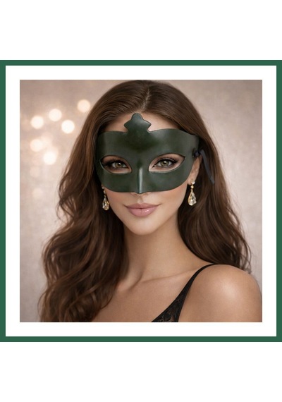 Bezos Haki Yeşil Gizemli Masquerade Maskesi Bzs01 Diğer