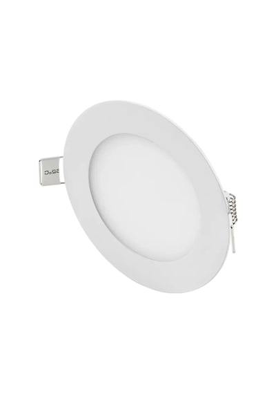 6w Slim Kasa Led Spot Beyaz Işık Led Panel Beyaz Yuvarlak 3,5" 6500k Delik:10,5cm Dış:12cm Diğer