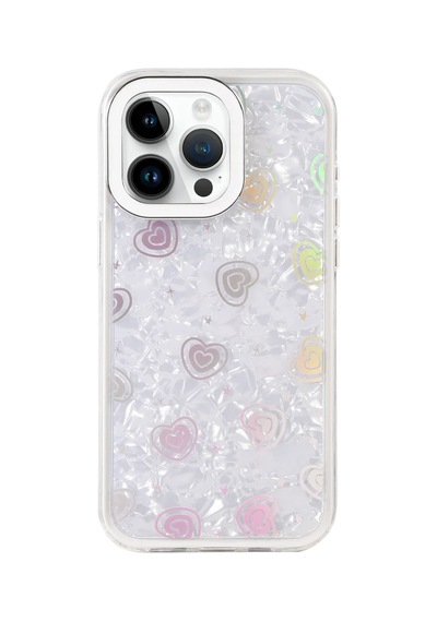 Apple İphone 16 Pro Max Lumi Desenli Kapak - Beyaz 0.2M-Çok Renkli