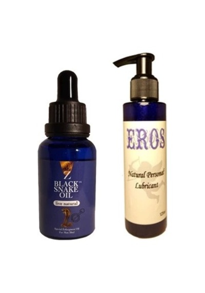 Eros Mucizevi Black Snake Erkekler İçin For Men + Eros Natural Personal Lubricant 125 Ml