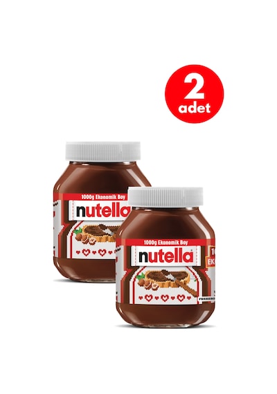 Nutella Kakaolu Fındık Kreması 1 Kg - 2 Adet