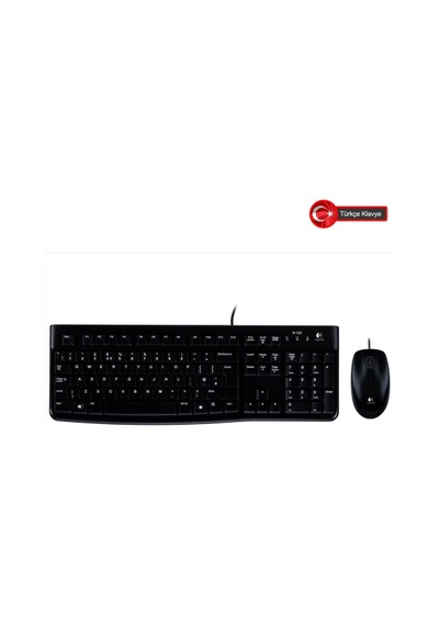 Logıtech Mk120 Usb Kablolu Klvye+Mouse 920-002560