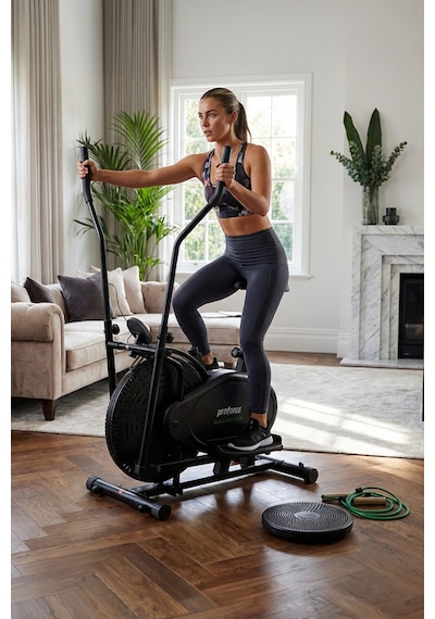 Proforce Manyetik Eliptik Fitness Bisikleti Blackway Siyah