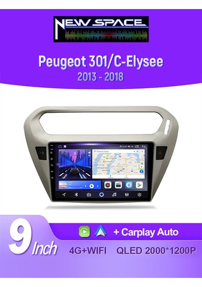 Peugeot 301 Android 6gb Ram 128gb Rom 8 Çekirdek Carplay Multimedya