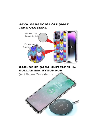 Prinrify Xiaomi Redmi Note 12 Pro 5g Water Color 1 Baskılı Şeffaf Köşe Korumalı Antişok Kılıf