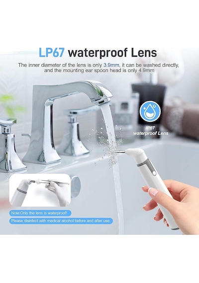 Scopearound Kablosuz Otoskop, 3.9 Mm Ultra İnce Wifi Kulak Kamerası