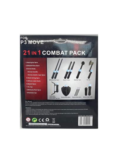 Ps3 Vr Move Savaş Paketi Vr Oyun Kolu Seti 21 Parça