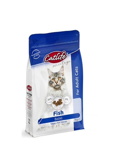 Catlife Balıklı Yetişkin Kedi Maması 1 KG