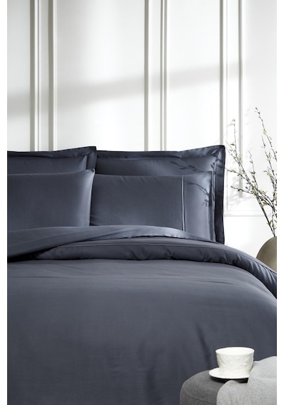 Lucent King Size Liyosel Nevresim Takımı Antrasit
