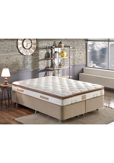 Nironyatak Niron Queen 150X200 Çift Kişilik Tam Ergonomik Pedli Lüks Yatak