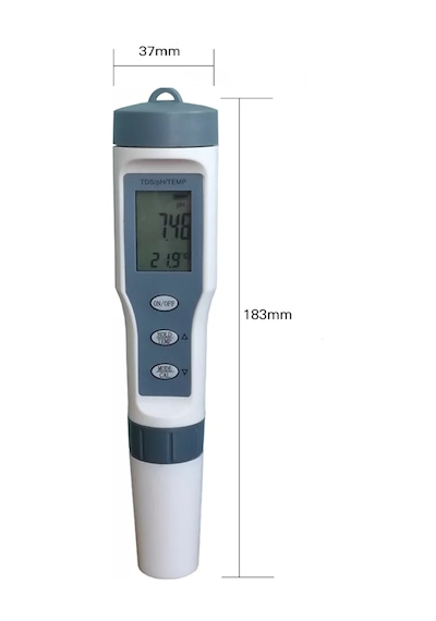 TDS 3 in 1 Ph Sıcaklık Tds Ölçer LED’li Sıcaklık Göstergeli Su Te
