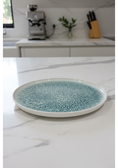 6'lı Toledo Servis Tabağı 24cm Dijital Asel Rinart Krem