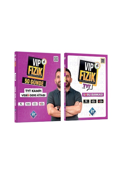 Kr Akademi Tyt Vip Fizik Konu Ve Soru Bankası Seti 2 Kitap