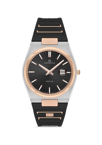 Momentus Men's Crown Master Em345t-04br Gümüş - Rose Gold