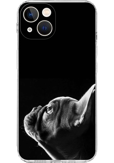Apple Uyumlu iPhone 13 İle Köpek 1 Kamera Korumalı Şeffaf