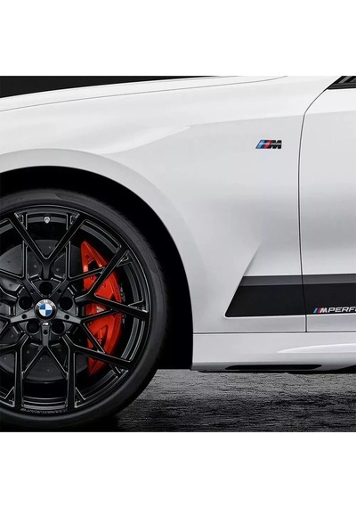 M Piano Black Çamurluk Arması Seti 2'li 3m 3d Abs Bmw 7 Serisi
