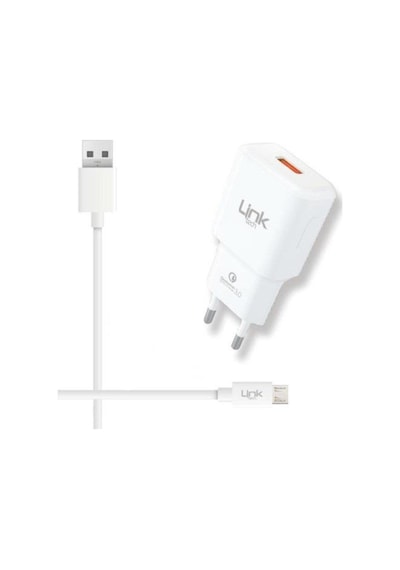 Linktech T441 Strong 12W Şarj Cihazı Ve Micro Usb Şarj Kablosu