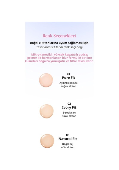 Yarı Mat Bitişli Filtre Etkili Cushion Mood Fit Cover Cushion Spf50+ Pa++++ 02 Ivory Fit