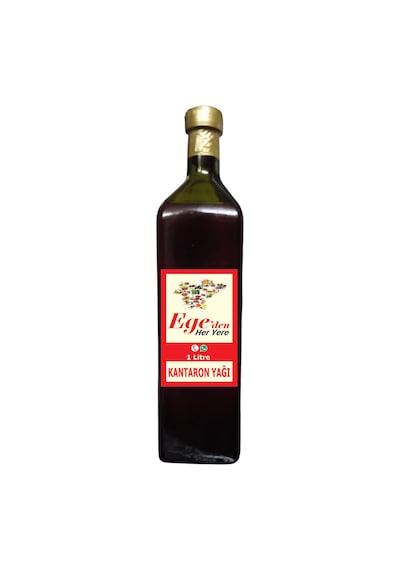 Sarı Kantaron Yağı 1 Litre Cam Şişe 1 Yıl Bekletilmiş 1 L