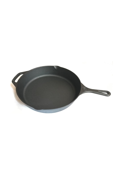 Kaplamasız Gerçek Demir Döküm Tava 30 Cm Cast Iron Skillet Pre-seasoned12 Inch Siyah