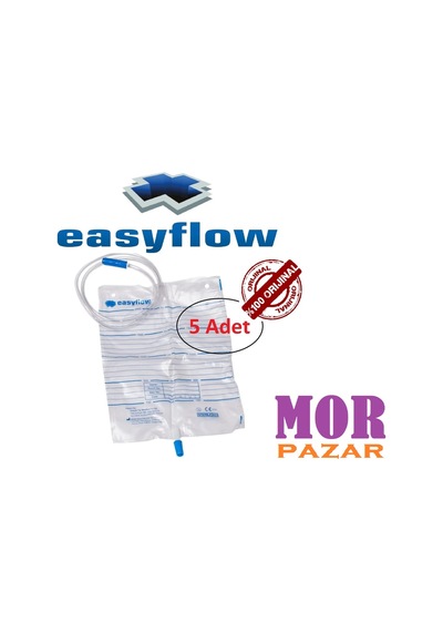 Musluklu Steril Idrar Torbası 2000 Ml 5'li Paket
