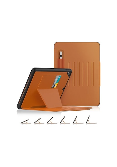 Apple Uyumlu iPad 9. Nesil 10.2" Kılıf Multifunction Leather Case A2602