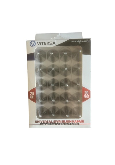 Bıjon Kapagı Sıvrı 19 Mm Krom 20 Set