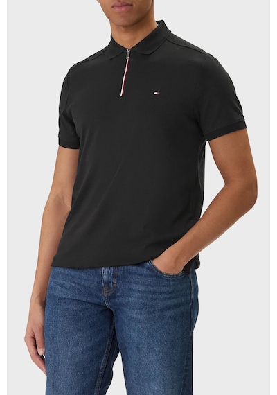 Tommy Hilfiger Erkek Polo Yaka T Shirt Mw0mw41613 Bds Siyah Siyah