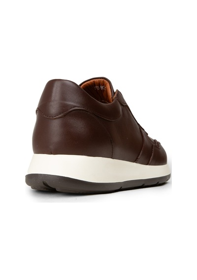 Deery Erkek Kahverengi Hakiki Deri Sneaker Ayakkabı - E8210mkhve01