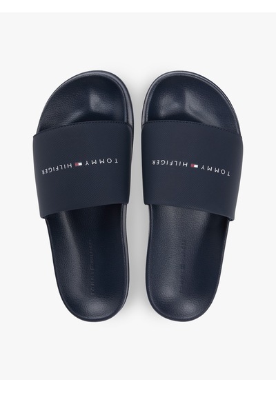 Tommy Hilfiger Core Tommy Hılfıger Pool Slıde Erkek Mavi Terlik - Fm0fm05799