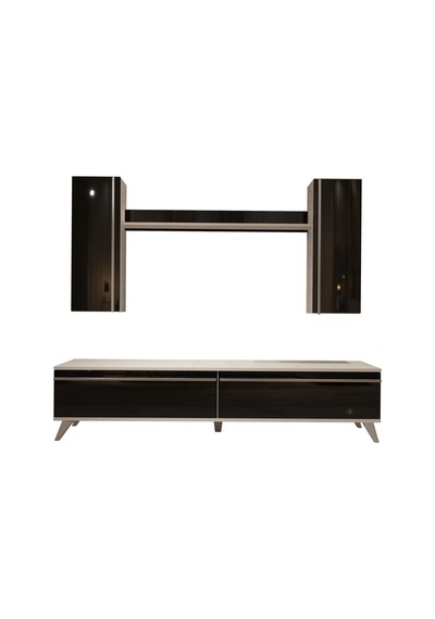 Decoraktiv Eko 7 Mdf Std Retro Tv Ünitesi Tv Sehpası Beyaz - Siyah Decoraktiv Eko 7 Mdf Std Retro Tv Ünitesi Tv Sehpası Beyaz - Siyah