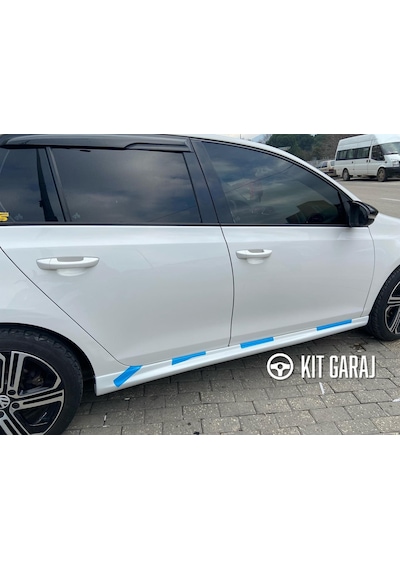 Kit Garaj Volkswagen Golf 6 R Yan Marşpiyel Plastik Boyasız