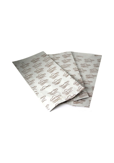 Afiyet Olsun Baskılı Körüklü Esmer Kağıt Kese Kağıdı 3 x 210'lu 1 KG 11.5 x 20 CM