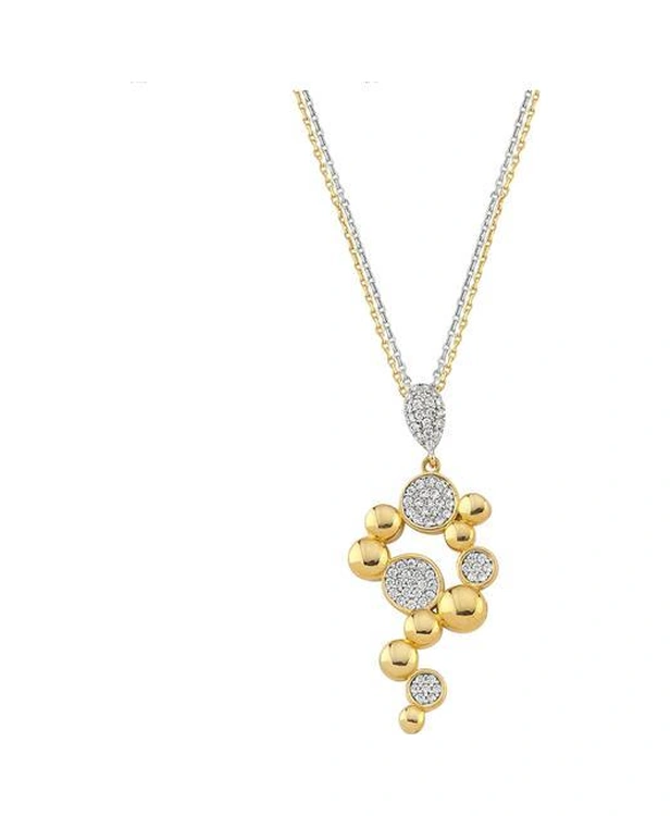 Altın Taşlı Set Kolye - 723000009404 Altın