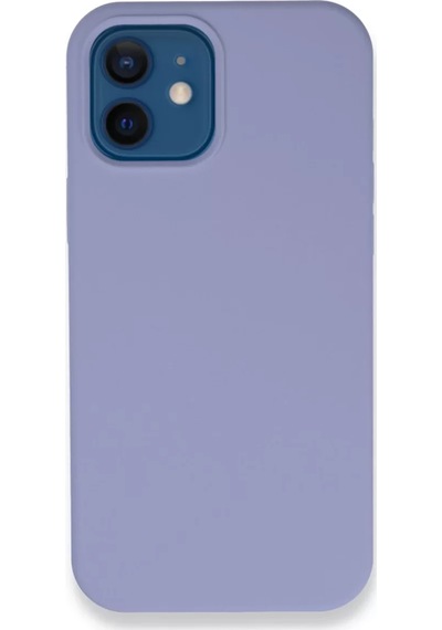 Newface Apple iPhone Uyumlu 12 Kılıf Lansman Legant Silikon - Lila