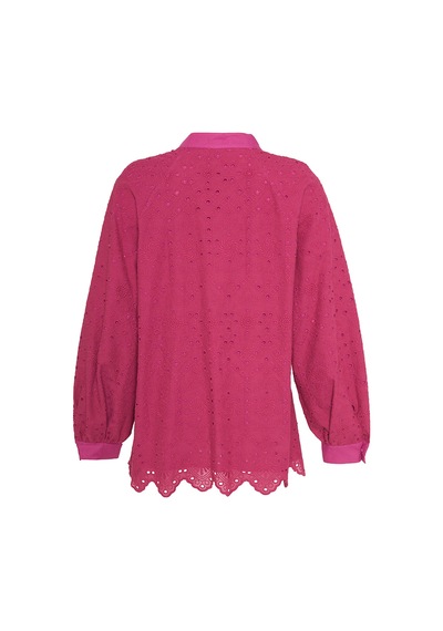Aker 24ss02152112 Büyük Beden Bluz 24ss02152112 006 Fuşya Fuşya