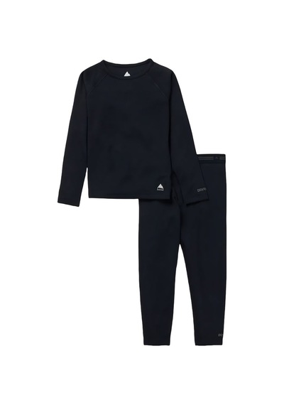 Burton Toddlers' Lightweight Base Layer Set Unisex Çocuk Siyah Içlik Set 002 Siyah
