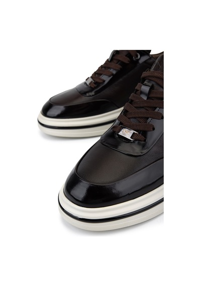 Tamer Tanca Erkek Hakiki Deri Kahverengi Sneakers & Spor Ayakkabı 1237 23248 Erk Ayk Sk26-27 Kahve