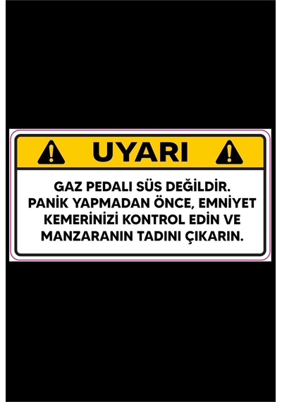 Araba Sticker Oto Etiket Espirili Araç Yazısı 10x5 Cm Suya Dayanıklı