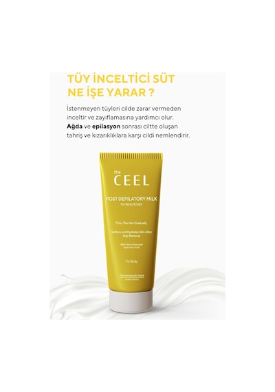 The Ceel Tüy İnceltici ve Nemlendirici Süt Isırgan Otu & Hyaluronik Asit Özlü 60 ml